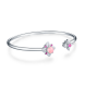 Flower bloom open bangle