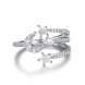 Shooting star wrap ring