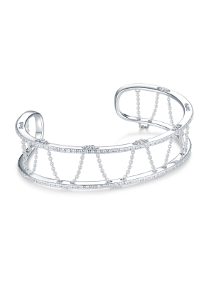 Chain statement open bangle