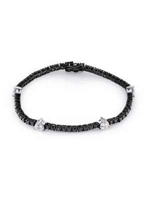 Heart corundum bracelet