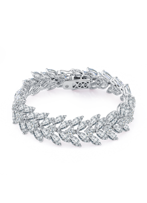 White corundum luxe bracelet