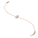 Shimmering heart bracelet