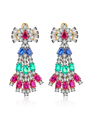 Multicolor dangle earrings