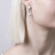 Vintage celestial statement dangle earrings