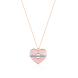 Shummering heart necklace
