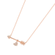 Stackable cupid arrow necklace