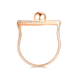 Pavé triangle and ball ring