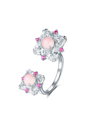 Flower bloom ring